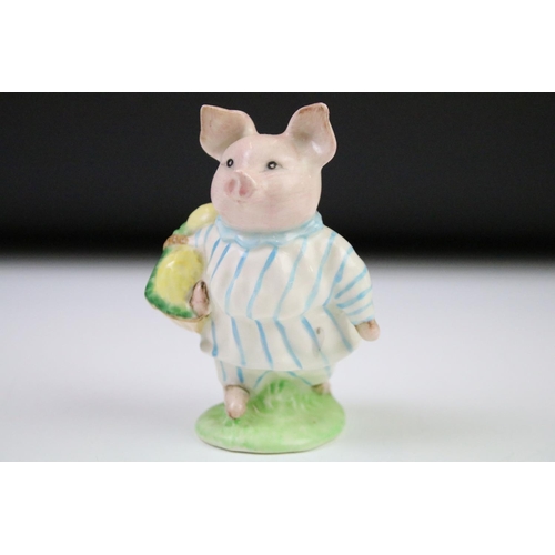 57 - Three Beatrix Potter porcelain figures to include 2 x Beswick (Pigling Bland & Little Pig Robinson) ... 