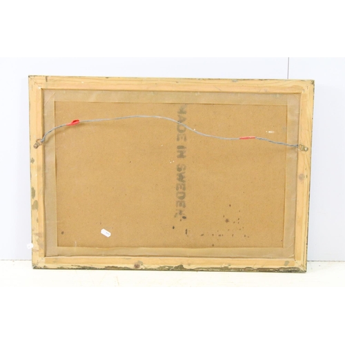 588 - T Crew, study of dogs, oil on board, 39 x 59.5cm, signed lower right and dated 2002, framed