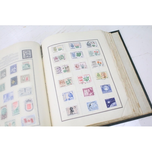 458 - Approximately 100 loose late 20th Century presentation pack stamps, together with an album of Guerns... 