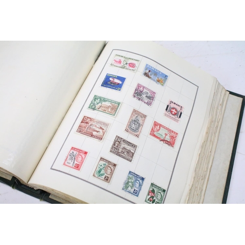 458 - Approximately 100 loose late 20th Century presentation pack stamps, together with an album of Guerns... 