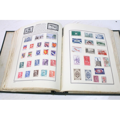 458 - Approximately 100 loose late 20th Century presentation pack stamps, together with an album of Guerns... 