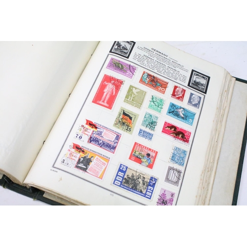 458 - Approximately 100 loose late 20th Century presentation pack stamps, together with an album of Guerns... 