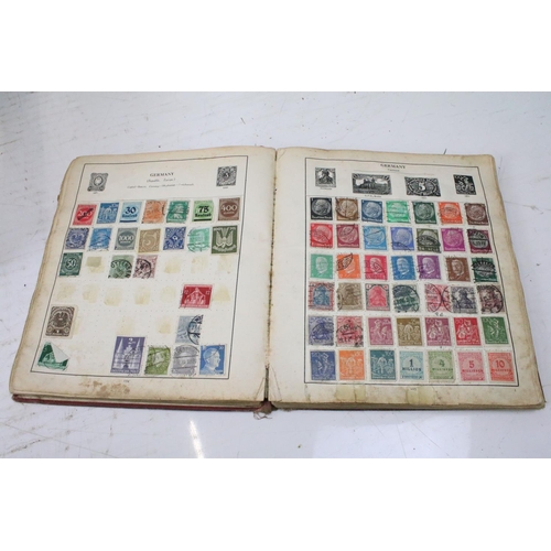 458 - Approximately 100 loose late 20th Century presentation pack stamps, together with an album of Guerns... 