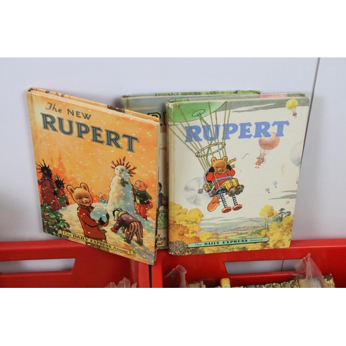 461 - Collection of Rupert annuals (mostly 1900's examples) together with a selection of Rupert accessorie... 