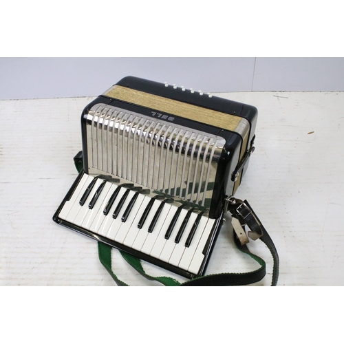 464 - Mid 20th century Bell accordion within original fitted case