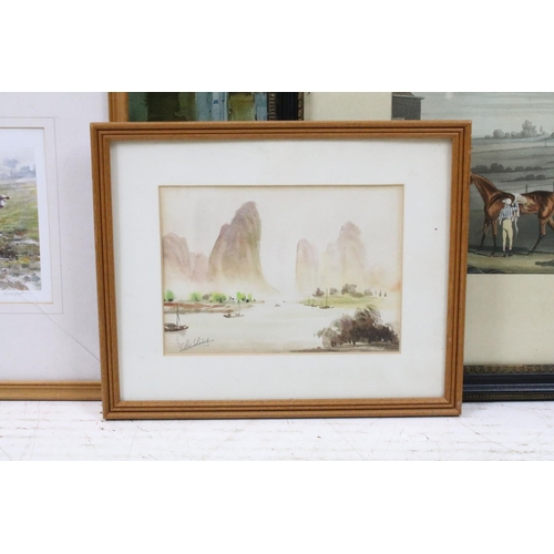 599 - Two 18th / 19th century indentures, the largest 83 x 101.5cm overall, framed and glazed together wit... 