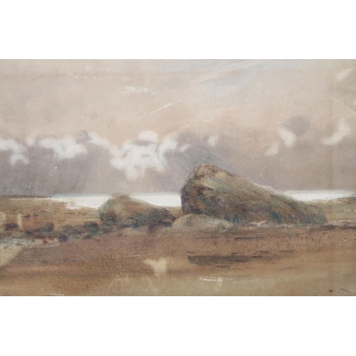 599 - Two 18th / 19th century indentures, the largest 83 x 101.5cm overall, framed and glazed together wit... 