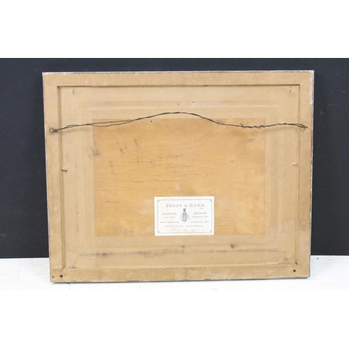 601 - Fred R Fitzgerald, The Narrows Naero Fiord ( Nærøyfjord ), watercolour, signed lower left, titled in... 