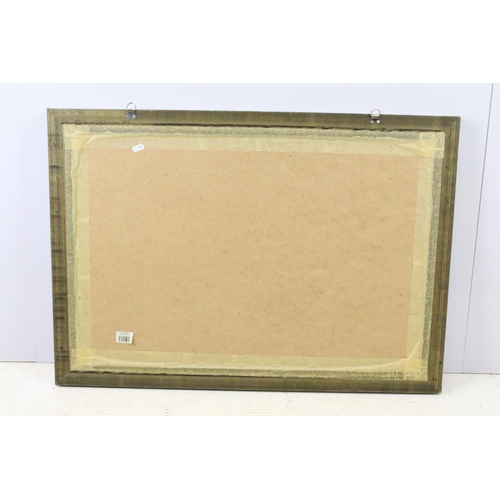 642 - Early 20th century gilt framed wall mirror, 57 x 43.5cm together with another gilt framed mirror, th... 