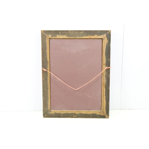 642 - Early 20th century gilt framed wall mirror, 57 x 43.5cm together with another gilt framed mirror, th... 