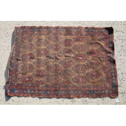 696A - Hand knotted woollen Chobi Kilim runner rug, 245cm x 81cm