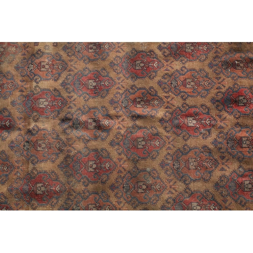 696A - Hand knotted woollen Chobi Kilim runner rug, 245cm x 81cm