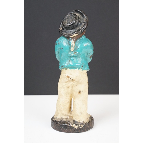 112 - 19th century Jacques of London Cast Iron Doorstop in the form of a Jack Tar Sailor, circa 1850’s, fa... 