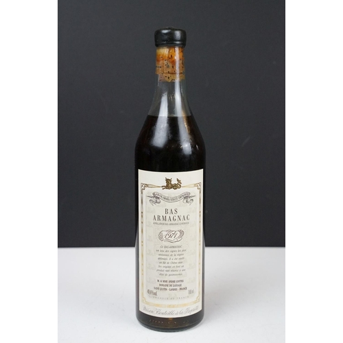 186 - A bottle of vintage 1971 Bas Armagnac, 700ml, 48.4% vol. Sealed.