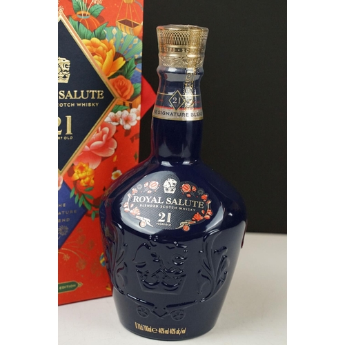 207 - A bottle of Royal Salute 21 year old blended scotch whisky signature blend. 70cl, 40% vol. In origin... 