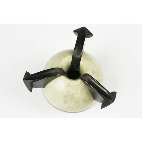 272 - Art Deco green and black Bakelite ‘ Tennis Ball ‘ ashtray designed by Robert Conroy-Robertson of Roa... 