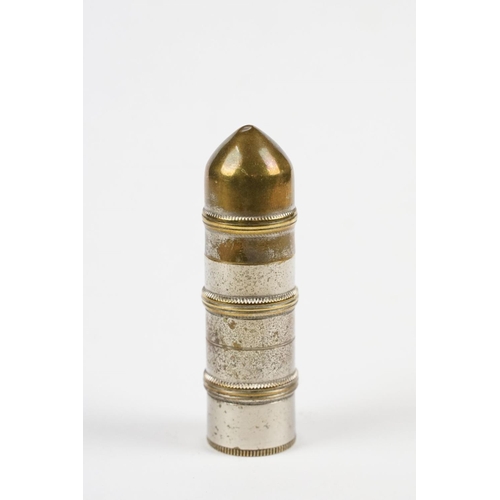 276 - Novelty Kaschie lighter in the form of a bullet, pat no. 358070, approx 7cm tall