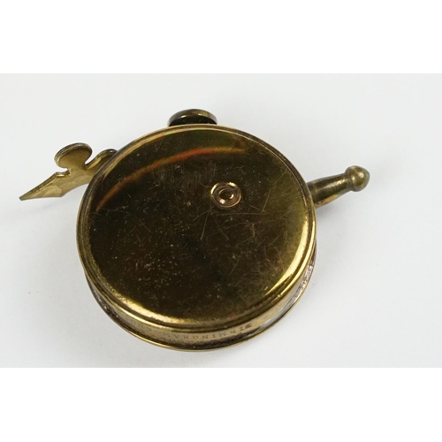 277 - Early 20th century ' Johnnie Walker ' Whisky  Enamelled Bowls Tape Measure marked ' born 1820 still ... 