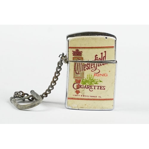 279 - Early to mid 20th century novelty Advertising ‘ Chesterfield King Cigarettes ‘ Miniature Key Ring Li... 