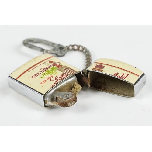 279 - Early to mid 20th century novelty Advertising ‘ Chesterfield King Cigarettes ‘ Miniature Key Ring Li... 