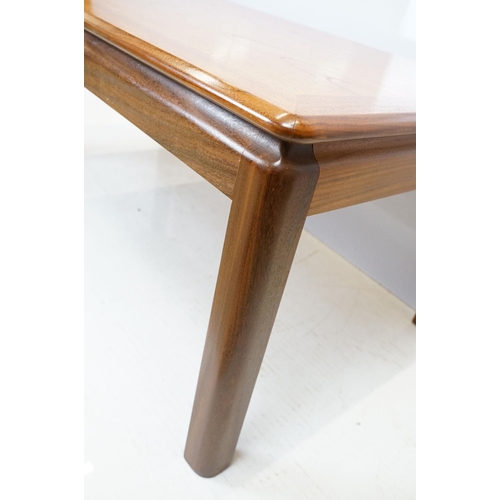 677 - G-Plan rectangular coffee table, 45cm high x 106cm wide x 60cm deep