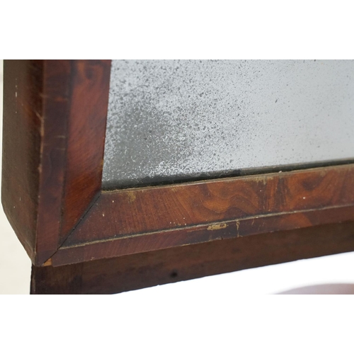 682 - Victorian mahogany swing frame mirror of substantial proportions, 153cm high x 77cm wide x 63cm deep