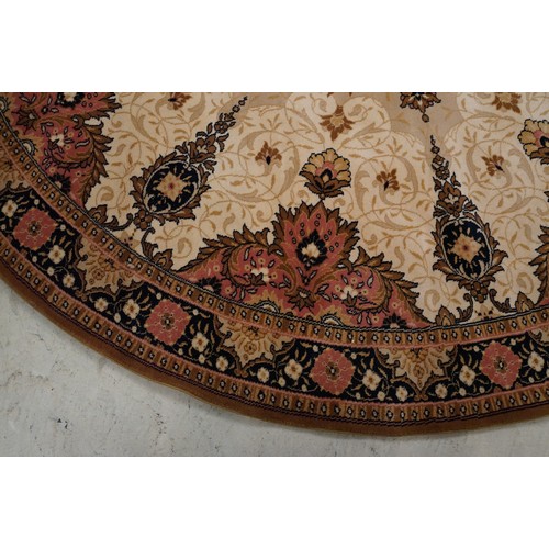 707 - Contemporary rug of circular form, 247cm diameter