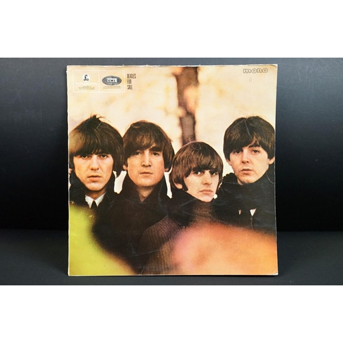 111 - Vinyl - 7 The Beatles and members LPs.  Beatles LPs are Please Please Me (yellow Parlophone), Hard D... 