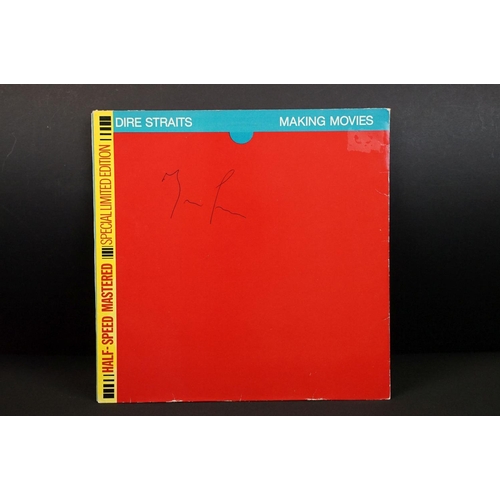 119 - Vinyl / Autographs - 7 Dire Straits related albums and 2 x 12” signed by Mark Knopfler and others, t... 