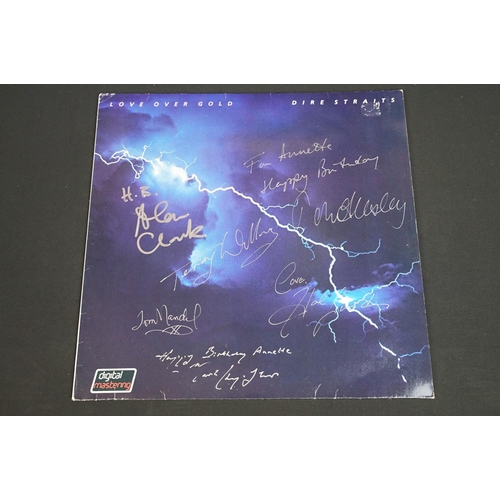 120 - Vinyl / Autographs - 5 Dire Straits and related albums, signed by 4 or more members of Dire Straits,... 