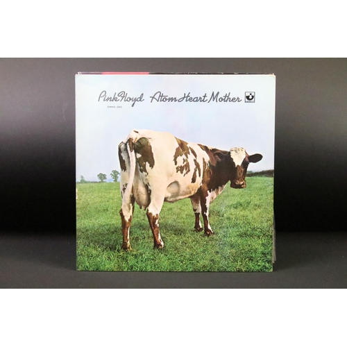 125 - Vinyl - 6 Pink Floyd LPs to include Atom Heart Mother (SMAS 382) US pressing, The Final Cut (25AP241... 