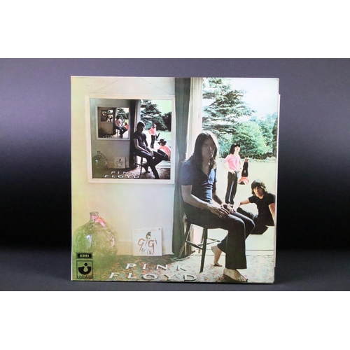 130 - Vinyl - 4 Pink Floyd 1st UK pressing albums to include: Ummagumma (1969 double album, no EMI on labe... 