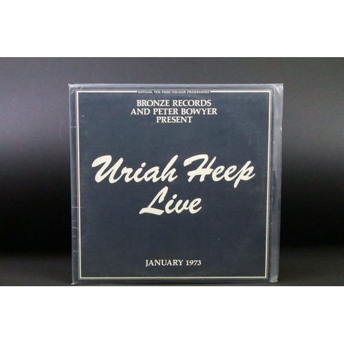 132 - Vinyl - 5 Uriah Heep albums to include Very 'Eavy Very 'Umble (UK Bronze Records A2 / B2 matrices), ... 