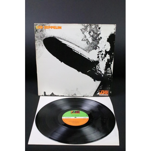 133 - Vinyl - 3 Led Zeppelin albums and one Cream album to include Led Zeppelin I (UK green & orange label... 