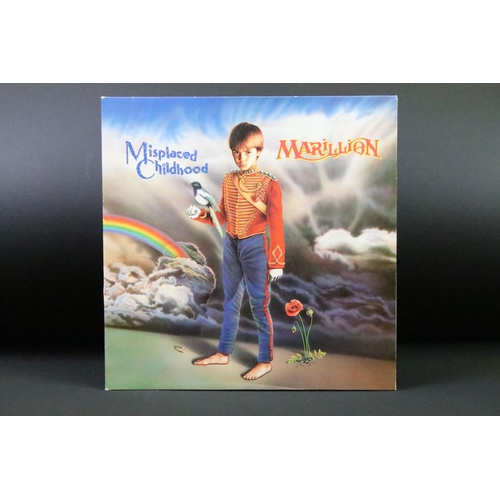 134 - Vinyl - 5 UK pressing Marillion albums to include: Script For Jester’s Tear, Fugazi, Misplaced Child... 