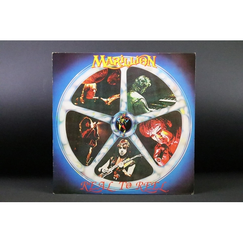 134 - Vinyl - 5 UK pressing Marillion albums to include: Script For Jester’s Tear, Fugazi, Misplaced Child... 