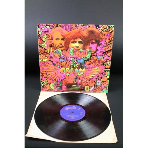 143 - Vinyl - Cream - Disraeli Gears LP on Reaction 593003.  A1/B1 matrices, Dratleaf / Windfall side 1, D... 