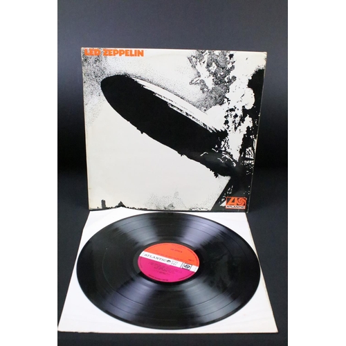 148 - Vinyl - 4 Led Zeppelin LPs to include One (588171) plum Atlanic labels and grey band, Two (588198) p... 