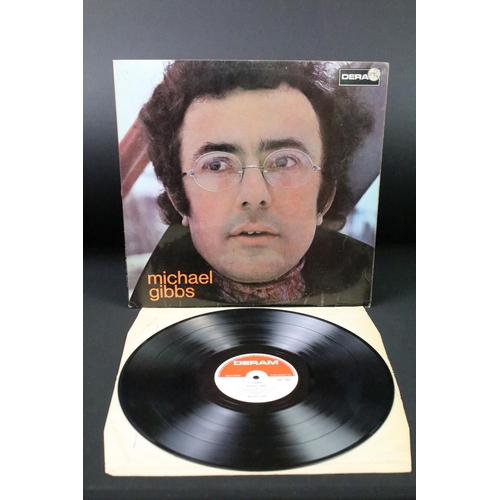 149 - Vinyl - Michael Gibbs self titled LP on Deram SML 1063 stereo pressing.  39/11 small price sticker t... 