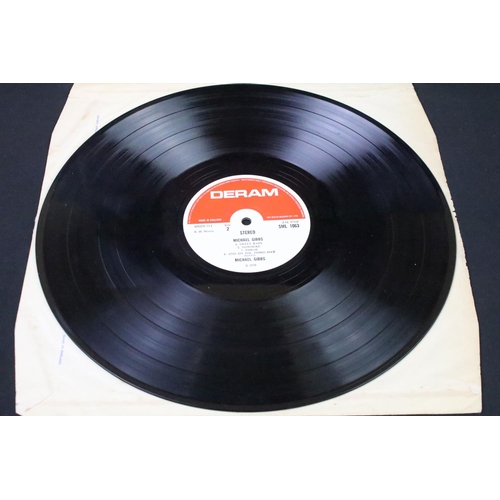 149 - Vinyl - Michael Gibbs self titled LP on Deram SML 1063 stereo pressing.  39/11 small price sticker t... 