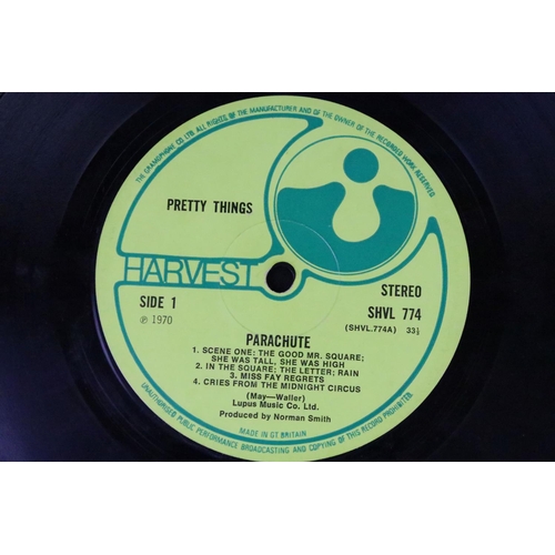 155 - Vinyl - 3 Pretty Things LPs to include S.F Sorrow (Rare Earth RS 506), Parachute (Harvest SHVL 774),... 