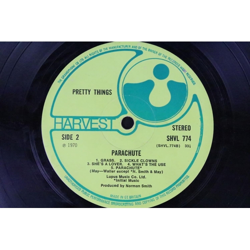 155 - Vinyl - 3 Pretty Things LPs to include S.F Sorrow (Rare Earth RS 506), Parachute (Harvest SHVL 774),... 