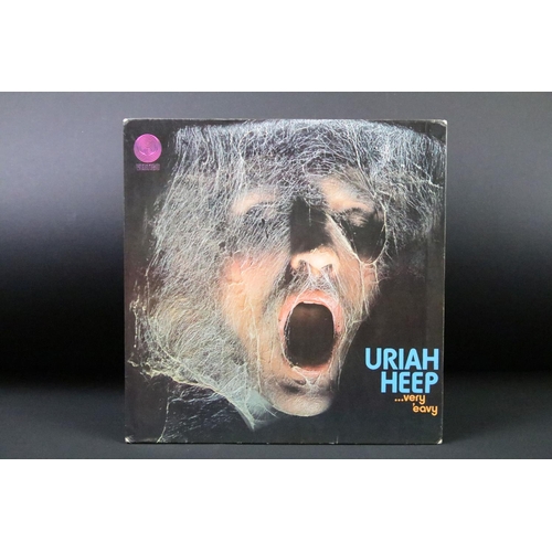 176 - Vinyl - 3 albums on Vertigo Records to include: Uriah Heep Very 'Eavy Very 'Umble (Original UK 1970 ... 