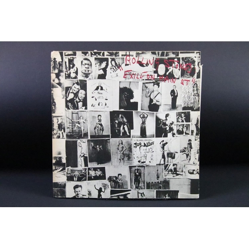 184 - Vinyl - 3 Original UK pressing copies of The Rolling Stones Exile On Main Street LP. All come with 2... 