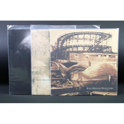 193 - Vinyl - 3 albums by Red House Painters to include: Red House Painters (UK 1993 double album, 4AD – D... 