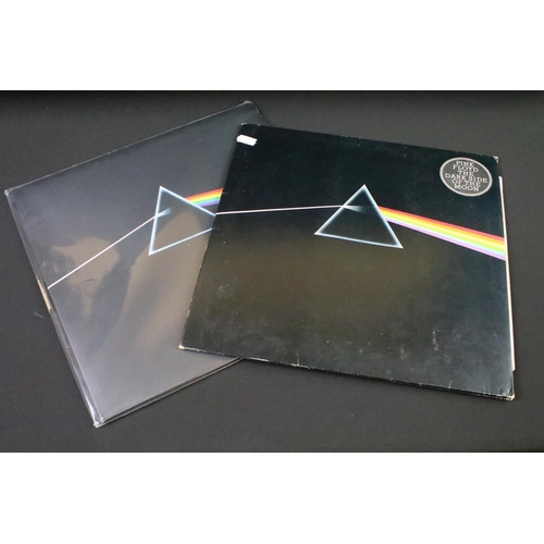 195 - Vinyl - Pink Floyd - Dark Side Of The Moon - 3 different pressings including:  1) 1978 French clear ... 