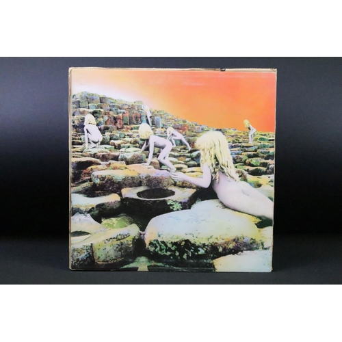 196 - Vinyl - 7 Led Zeppelin albums to include: Led Zeppelin II, IV x 2, Houses Of The Holy (French pressi... 