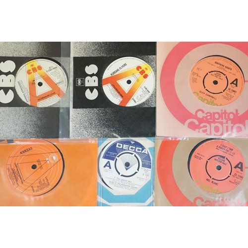 304 - Vinyl - 21 Demo / promo Rock and Pop 7” singles to include: The Marmalade, Them, Al Martino, Albert ... 