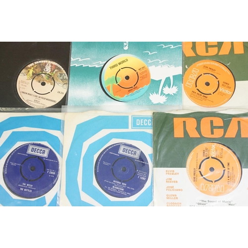 305 - Vinyl - Over 50 mainly 1970’s Rock and Pop 7” singles featuring some promos, to include: The Damned,... 