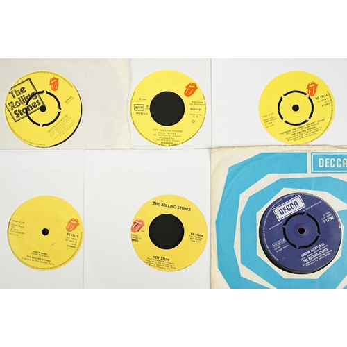 356 - Vinyl - 25 Rolling Stones 7” singles spanning their career to include: Fool To Cry (UK Promo Only ve... 